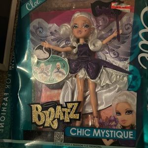 Bratz Chic Mystic Cloe doll new in box. Package is ruined doll needs cleaned.